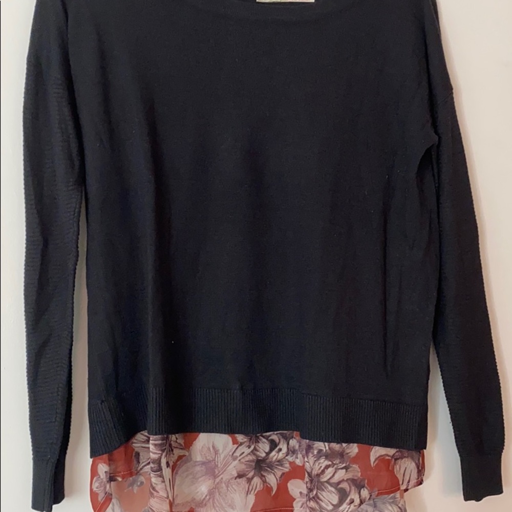 🔵Blouse-hem Sweater